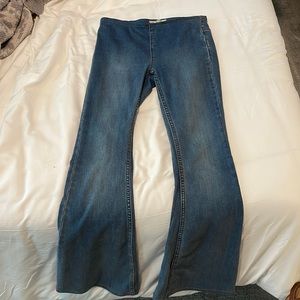 free people flare jeans size 26